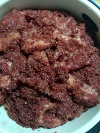 美味的粉蒸肉做法图解5)