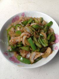 家常菜辣椒炒洋葱做法图解7)