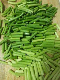营养美食之蒜薹炒肉丝做法图解1)