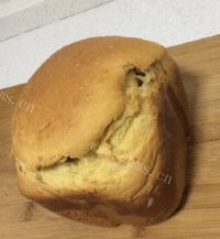 DIY葡萄干吐司做法图解6)