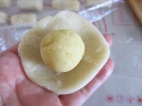 完美的绿豆芝麻空心酥饼做法图解4)