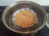 美味的莲藕肉糜蒸蛋羹做法图解6)