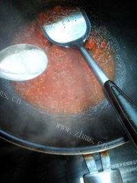 美味的牛排意面做法图解6)