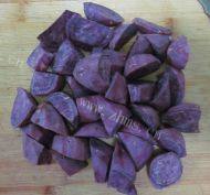 紫薯豆沙饼的做法图解二