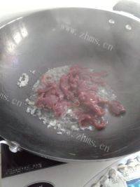 家常菜酸菜炒牛肉做法图解4)