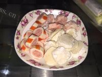美味的三鲜日本豆腐做法图解2)