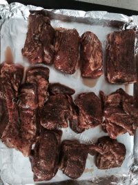 美味的法式黑椒烤羊排做法图解6)