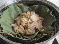 家常菜南瓜粉蒸排骨做法图解9)
