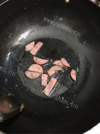 西葫芦炒火腿做法图解4)