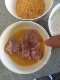 炸猪排做法图解3)