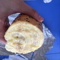 自制肉松面包卷做法图解13)