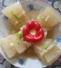 家常菜素炒冬瓜片