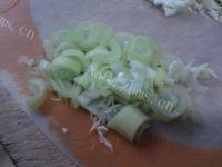 甘脆的香菇炒油菜做法图解3)