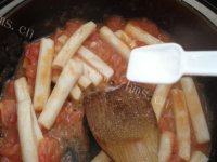 美味的茄汁年糕做法图解10)