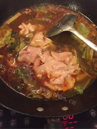 五味俱全的水煮肉片做法图解6)