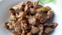 家常菜孜然肉片