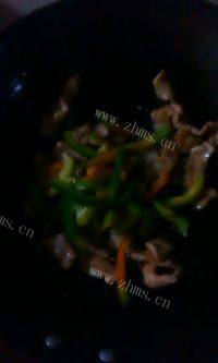 甘脆的茭白炒肉片做法图解7)