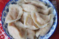 自己做的素馅水饺