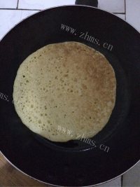 自制香甜玉米饼做法图解6)