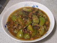家常菜肉末丝瓜