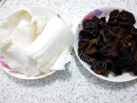 家常菜黑白菜做法图解1)