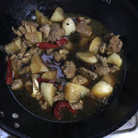 启东风味烧羊肉做法图解15)