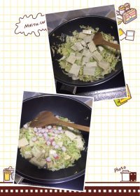白菜炖豆腐做法图解9)