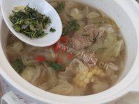 家常菜牛肉白菜煲