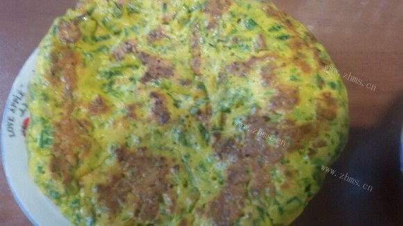 美味佳肴般的韭菜鸡蛋饼