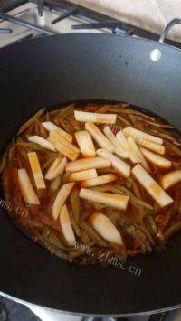 美味的豆角焖面做法图解6)
