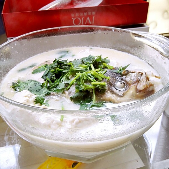 营养丰富的鱼头豆腐汤