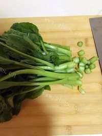 懒人菜白灼菜心做法图解2)