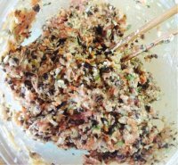 诱人菜肉大馄饨做法图解3)