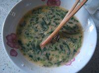 自制菠菜鸡蛋饼做法图解6)