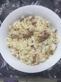 好吃的驴肉炒饭做法图解4)