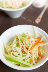 酸辣拌土豆丝做法图解4)