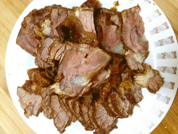 自己做的酱牛肉