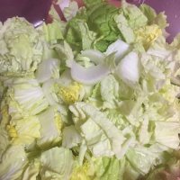 家常菜猪油炒白菜做法图解3)