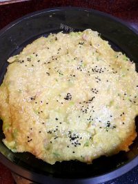 美味的香肉末煎蛋饼做法图解5)