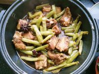 色香味俱全的排骨炖豆角