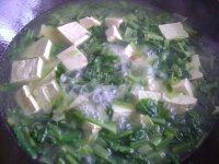 简单易做的小白菜炖豆腐