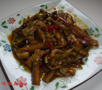 美味的鱼香茄条
