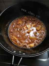 家庭版红烧肉片豆腐做法图解18)