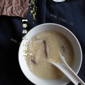 香菇小米粥