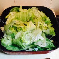 家常菜清炒西生菜做法图解5)