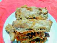美味的酥炸带鱼