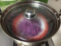 自制紫薯西米露做法图解3)