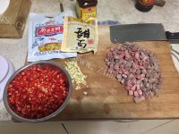 自制香辣牛肉酱做法图解4)