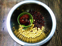 美味的红豆豆浆做法图解1)
