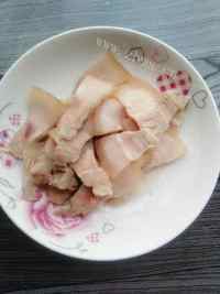 荤菜素鸡回锅肉做法图解2)